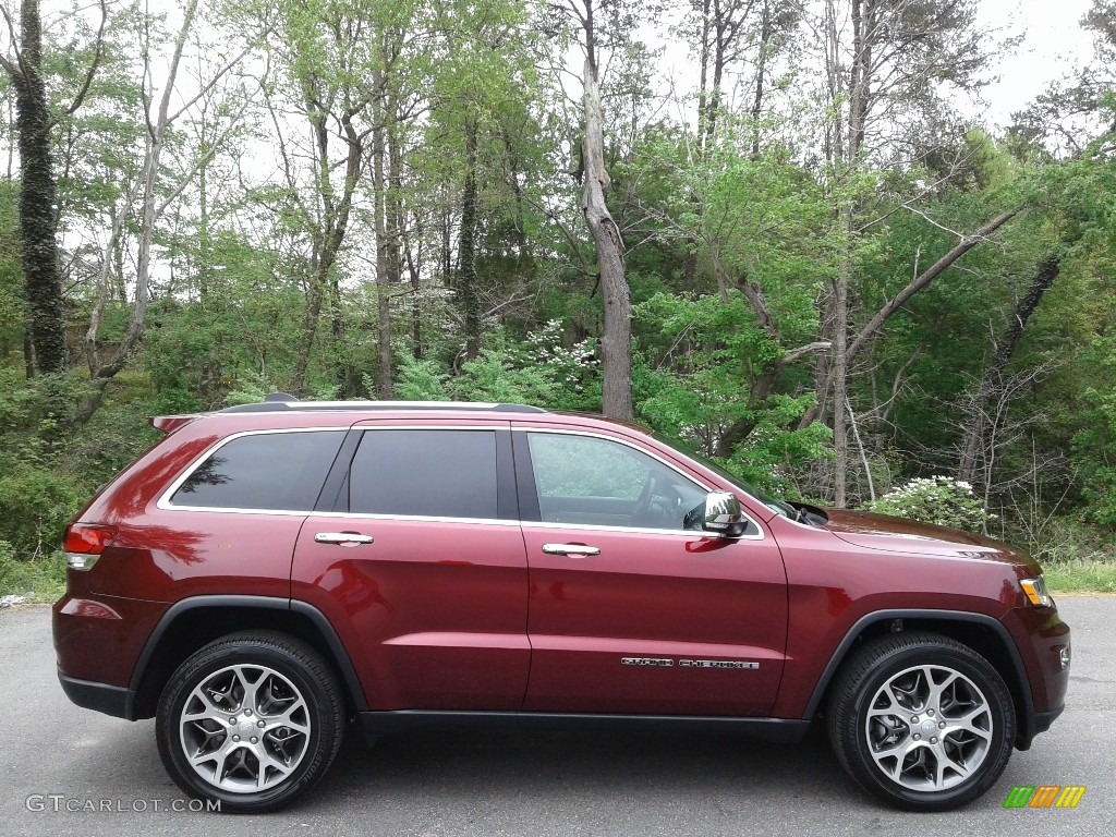 Velvet Red Pearl 2021 Jeep Grand Cherokee Limited 4x4 Exterior Photo #141698940