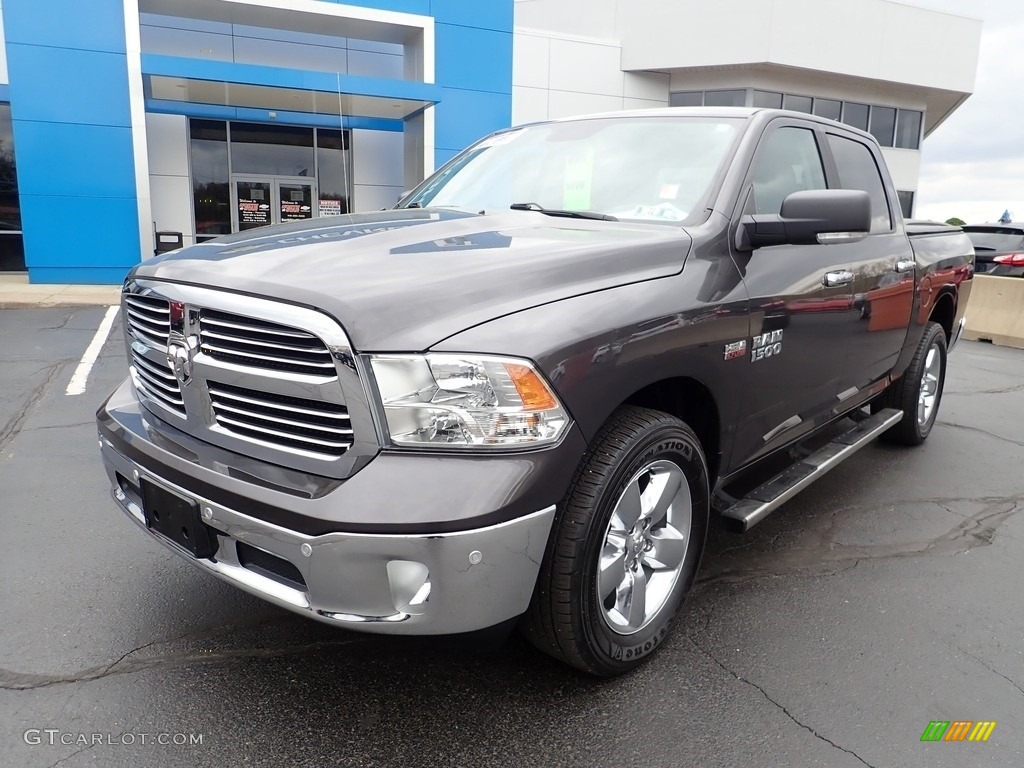 2018 1500 Big Horn Crew Cab 4x4 - Granite Crystal Metallic / Black/Diesel Gray photo #2