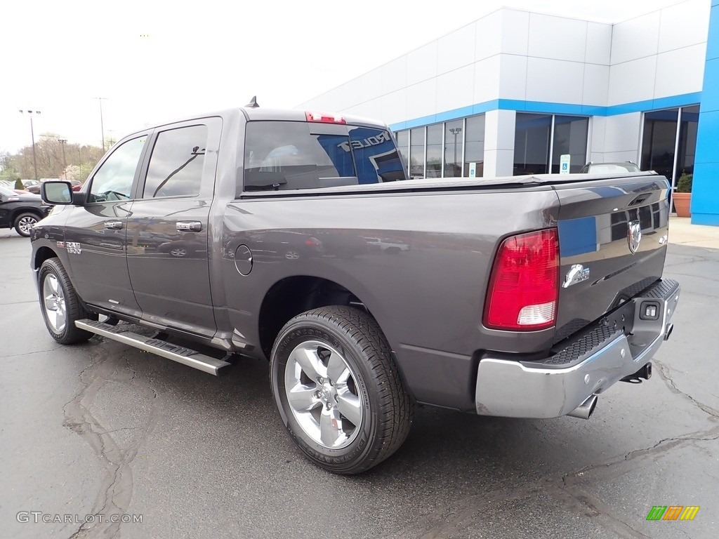 2018 1500 Big Horn Crew Cab 4x4 - Granite Crystal Metallic / Black/Diesel Gray photo #4