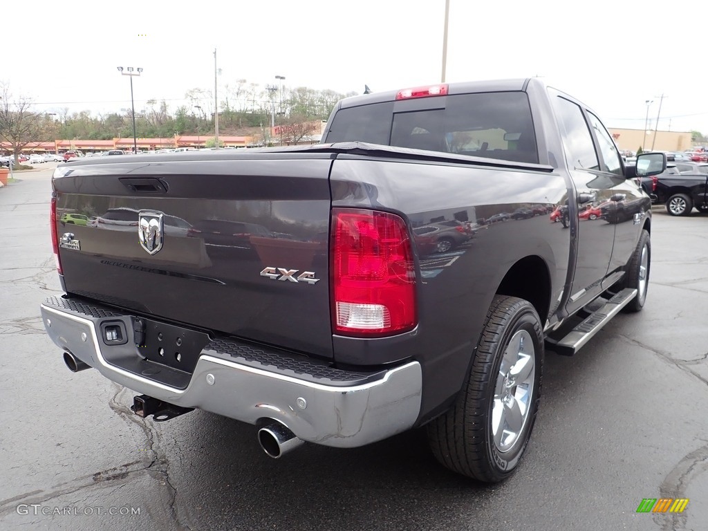2018 1500 Big Horn Crew Cab 4x4 - Granite Crystal Metallic / Black/Diesel Gray photo #7