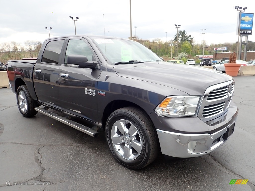 2018 1500 Big Horn Crew Cab 4x4 - Granite Crystal Metallic / Black/Diesel Gray photo #10