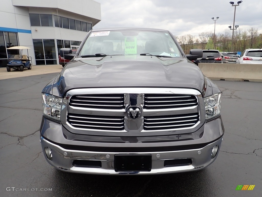 2018 1500 Big Horn Crew Cab 4x4 - Granite Crystal Metallic / Black/Diesel Gray photo #12