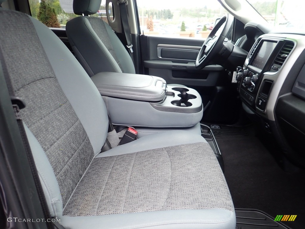2018 1500 Big Horn Crew Cab 4x4 - Granite Crystal Metallic / Black/Diesel Gray photo #14