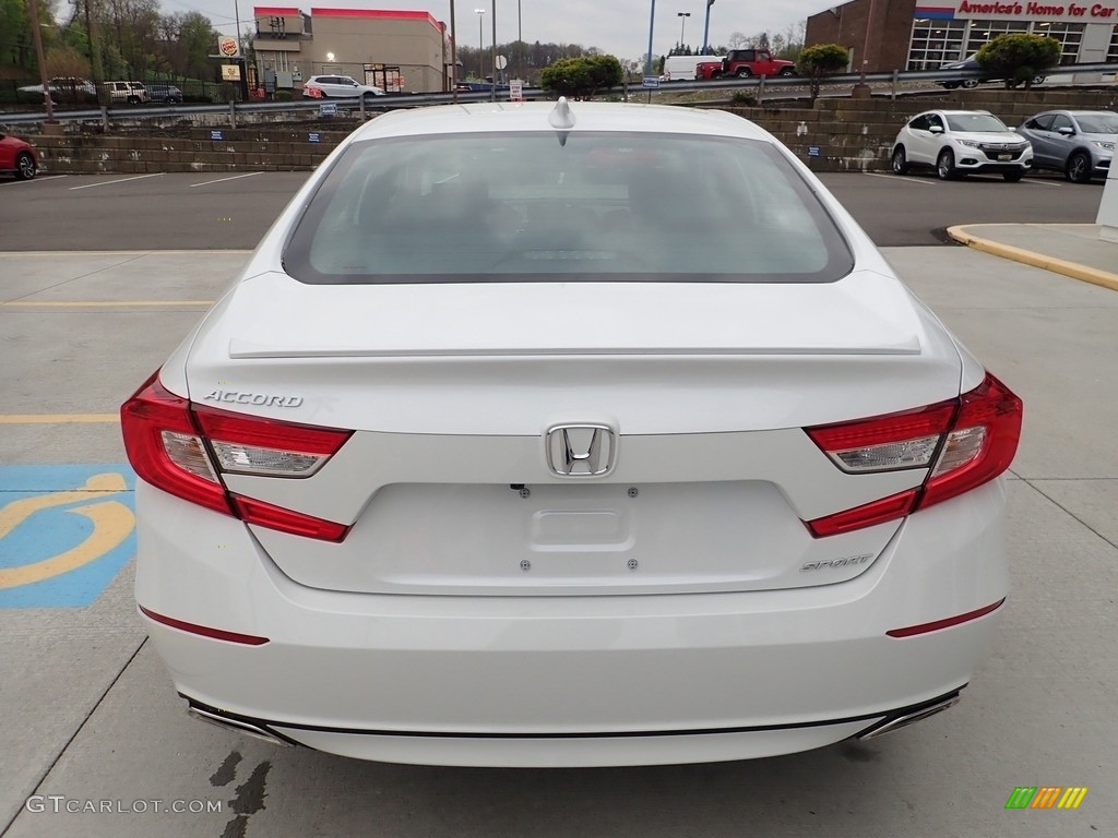 2020 Accord Sport Sedan - Platinum White Pearl / Black photo #3