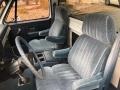 1984 Chevrolet C/K Blue Interior Front Seat Photo