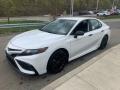 2021 Super White Toyota Camry SE Nightshade AWD  photo #12