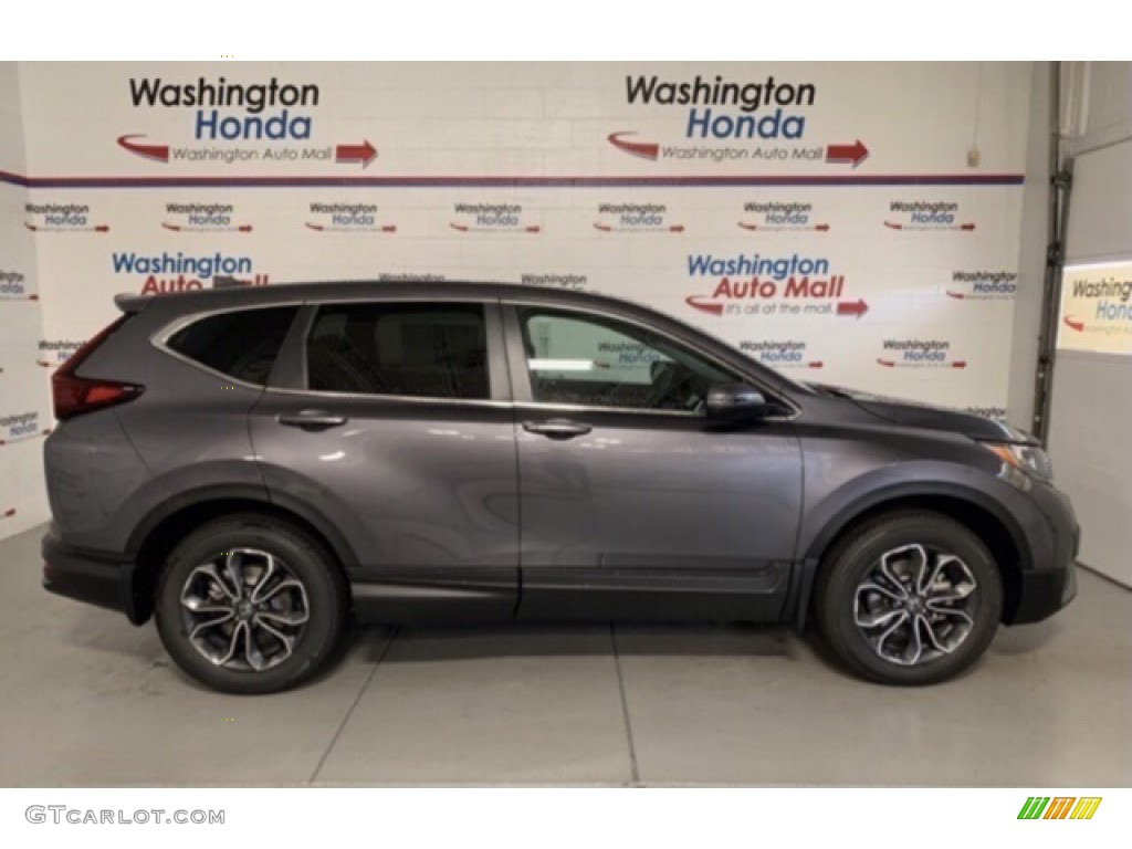 2021 CR-V EX-L AWD - Modern Steel Metallic / Black photo #1