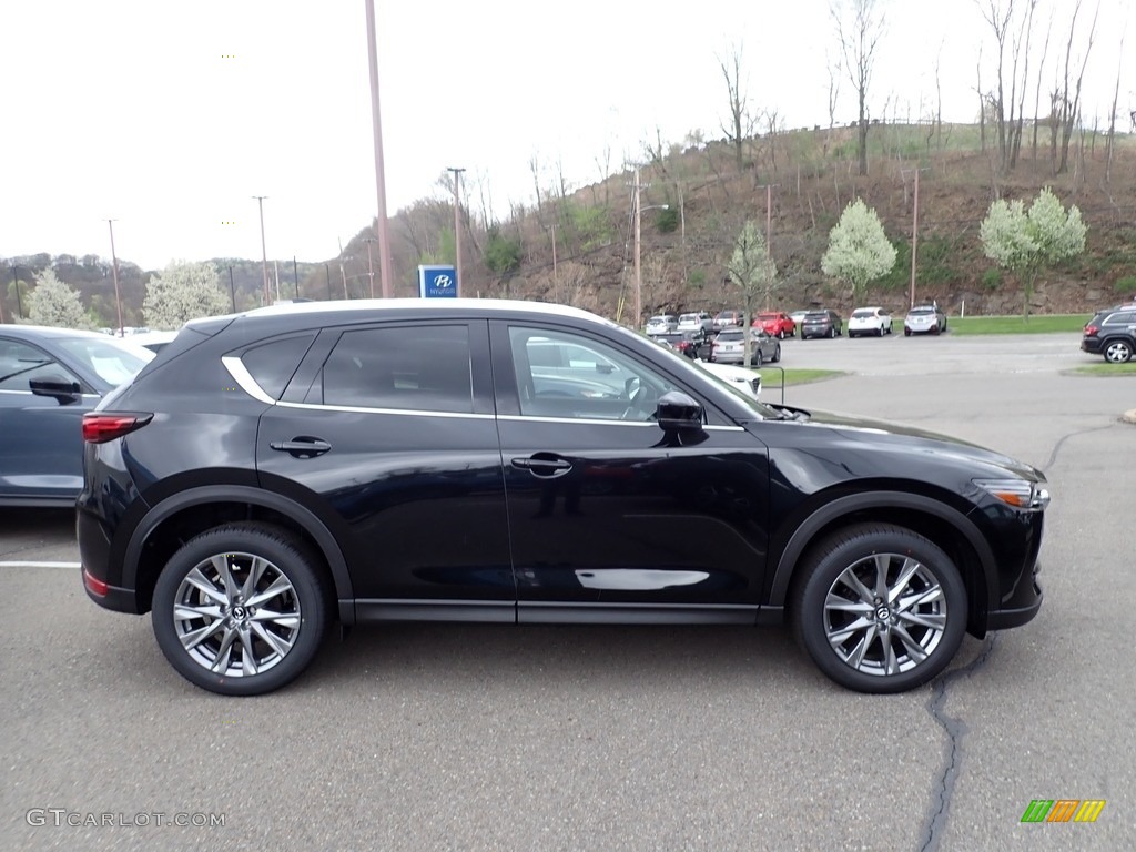 Jet Black Mica 2021 Mazda CX-5 Grand Touring AWD Exterior Photo #141703491