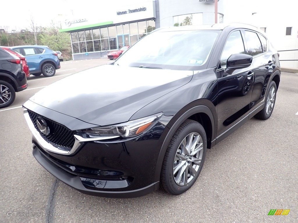 Jet Black Mica 2021 Mazda CX-5 Grand Touring AWD Exterior Photo #141703536