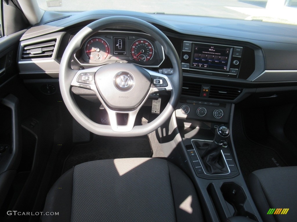 2019 Jetta S - Blue Silk Metallic / Titan Black photo #15