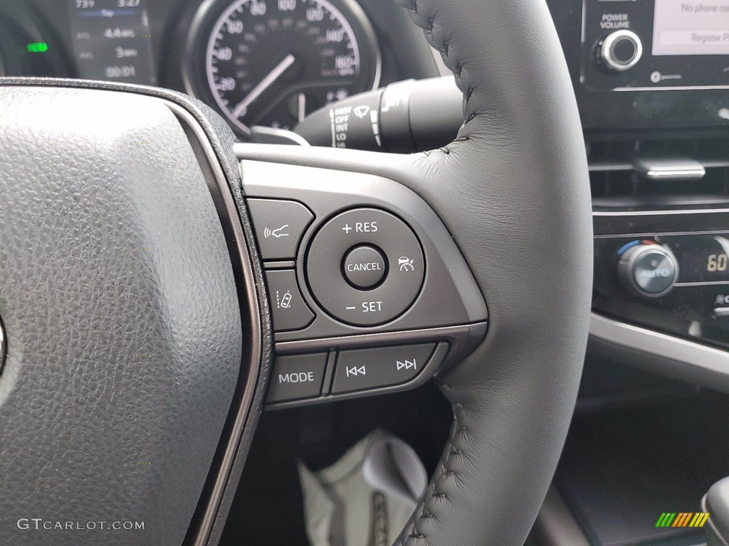 2021 Toyota Camry SE Black Steering Wheel Photo #141704328