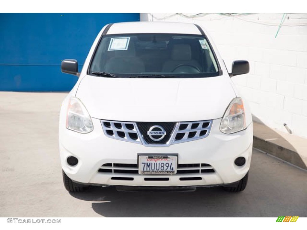 2013 Rogue S - Pearl White / Gray photo #7