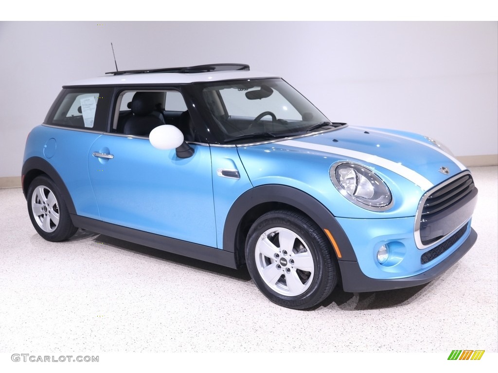 2018 Hardtop Cooper 2 Door - Electric Blue Metallic / Carbon Black photo #1