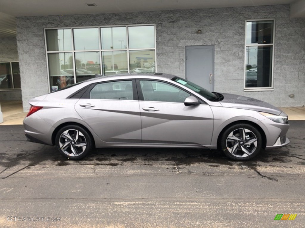 2021 Elantra Limited - Fluid Metal / Black photo #2