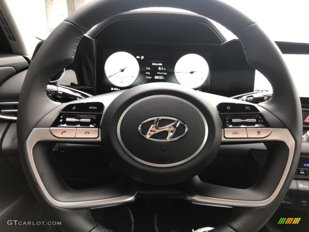 2021 Elantra Limited - Fluid Metal / Black photo #10