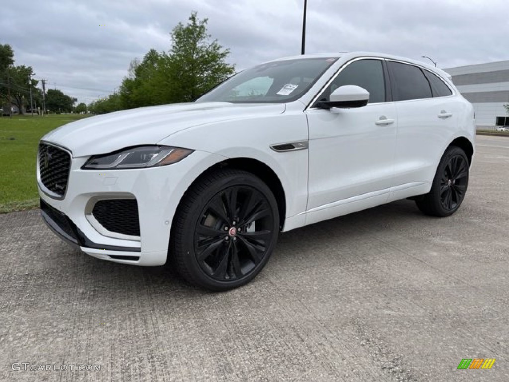 2021 F-PACE P400 R - Fuji White / Ebony/Mars Red photo #1