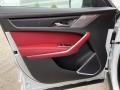 Ebony/Mars Red Door Panel Photo for 2021 Jaguar F-PACE #141707015