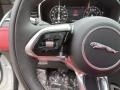 Ebony/Mars Red Steering Wheel Photo for 2021 Jaguar F-PACE #141707078