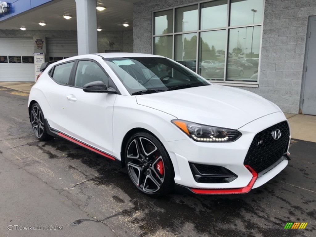 2021 Veloster N - Chalk White / Black photo #1