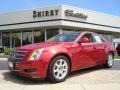 2009 Crystal Red Cadillac CTS 4 AWD Sedan  photo #1