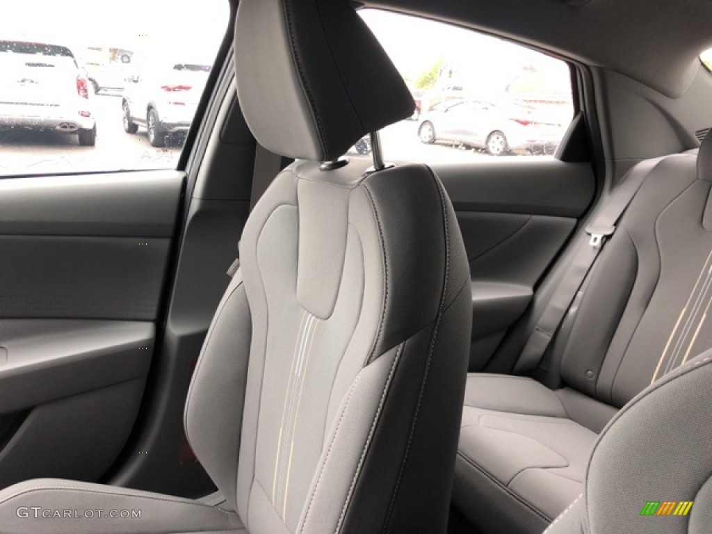 2021 Elantra Blue Hybrid - Electric Shadow / Medium Gray photo #16