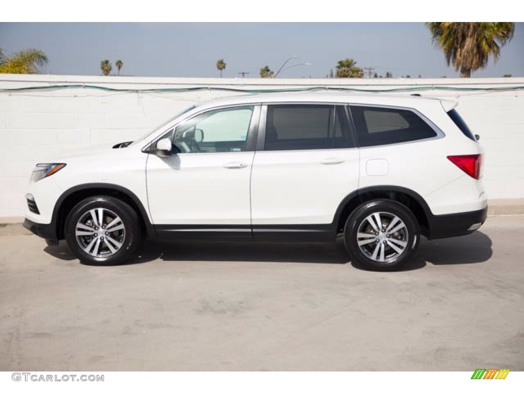 White Diamond Pearl 2018 Honda Pilot EX-L Exterior Photo #141708176