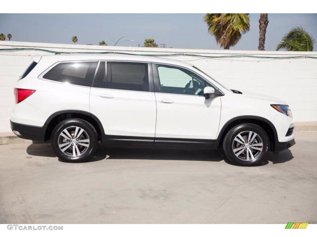 White Diamond Pearl 2018 Honda Pilot EX-L Exterior Photo #141708257