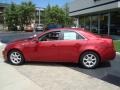 2009 Crystal Red Cadillac CTS 4 AWD Sedan  photo #7