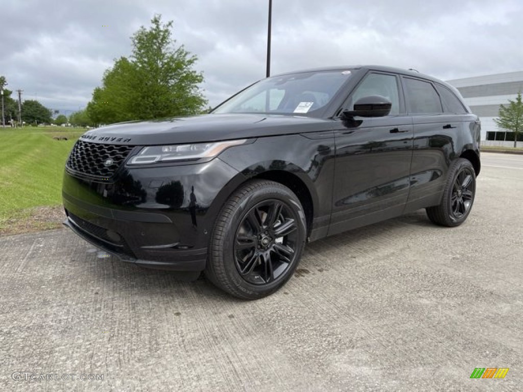 2021 Range Rover Velar S - Santorini Black Metallic / Dapple Gray/Ebony photo #1