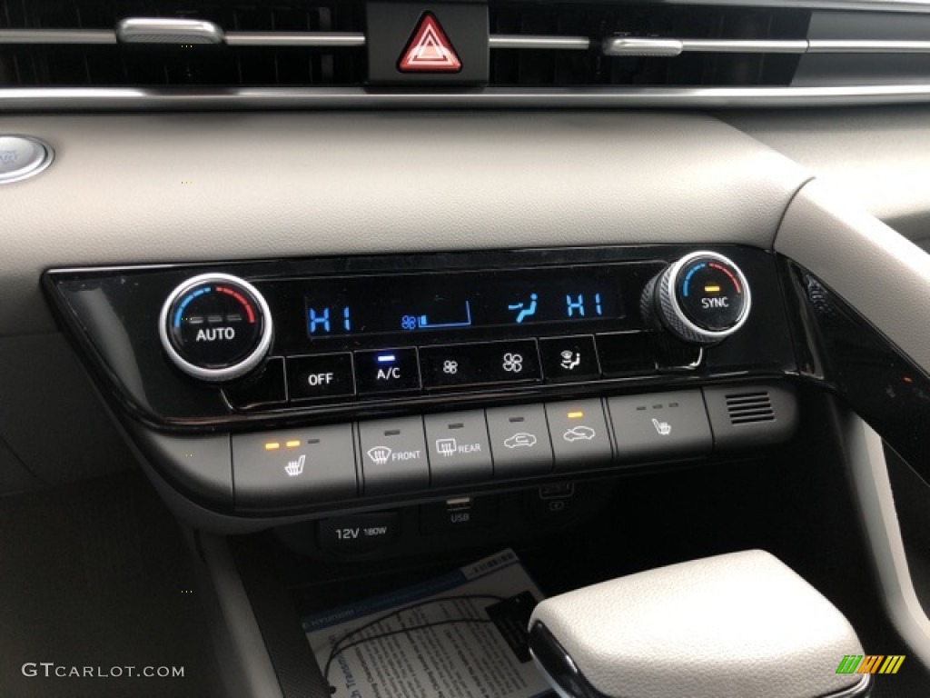 2021 Elantra Blue Hybrid - Phantom Black / Medium Gray photo #8