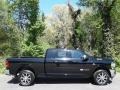 Diamond Black Crystal Pearl 2021 Ram 3500 Limited Longhorn Mega Cab 4x4 Exterior