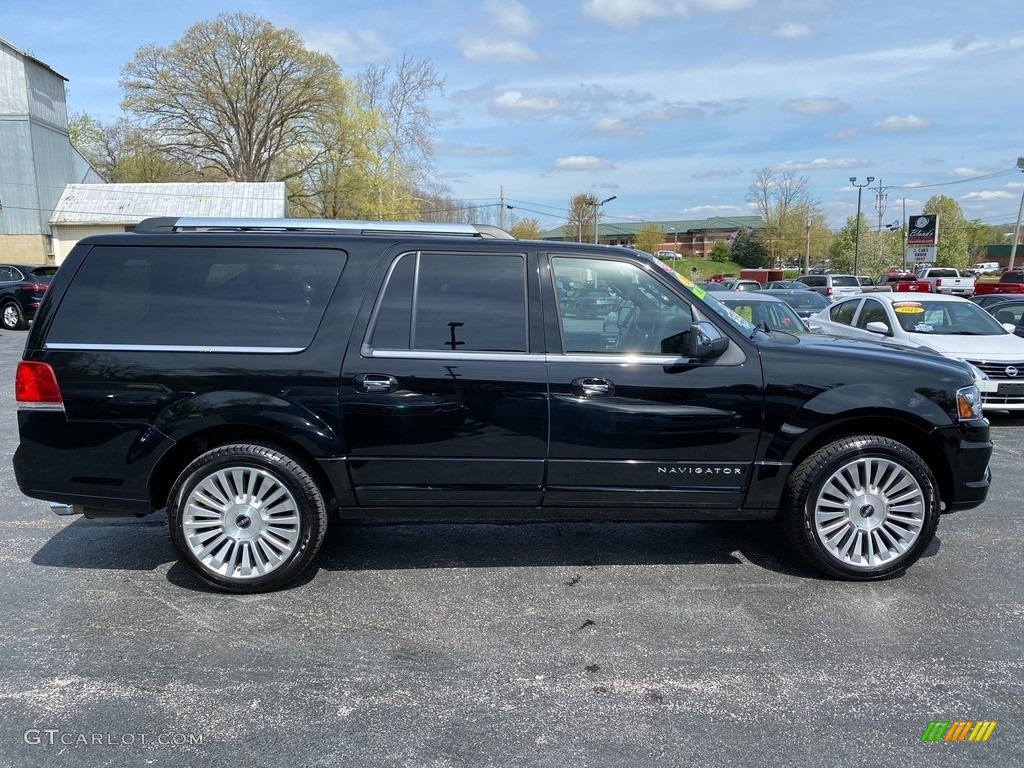 Black Velvet 2017 Lincoln Navigator L Reserve 4x4 Exterior Photo #141710759