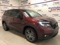 2021 Deep Scarlet Pearl Honda Passport EX-L AWD  photo #2