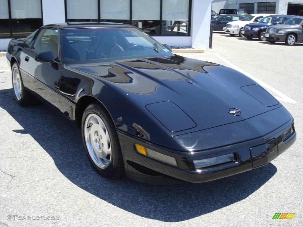 1995 Corvette Coupe - Black / Black photo #4