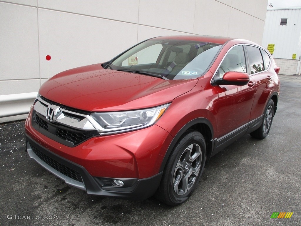 2019 CR-V EX AWD - Molten Lava Pearl / Ivory photo #9