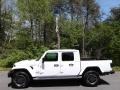 2021 Bright White Jeep Gladiator Overland 4x4  photo #1