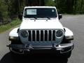 2021 Bright White Jeep Gladiator Overland 4x4  photo #3