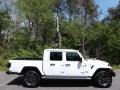 2021 Bright White Jeep Gladiator Overland 4x4  photo #5