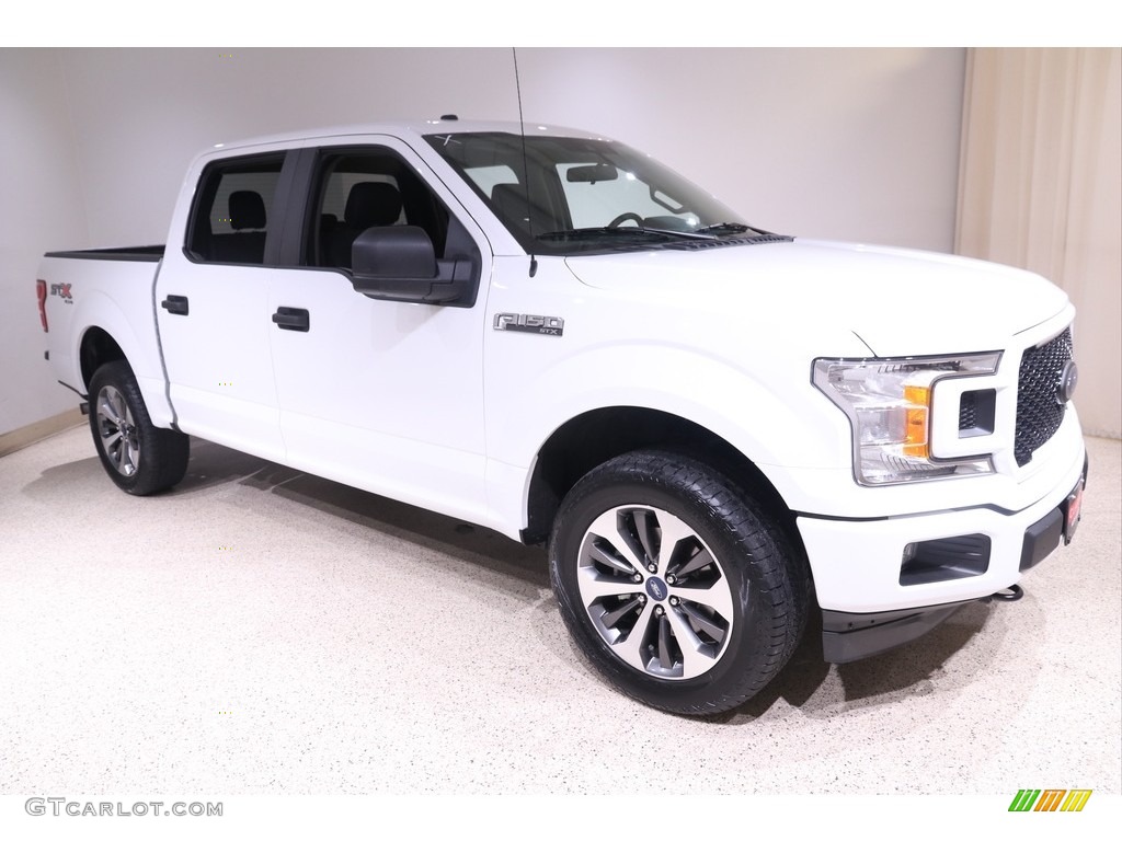 2019 F150 STX SuperCrew 4x4 - Oxford White / Earth Gray photo #1