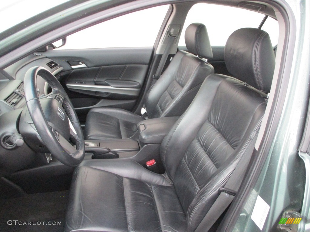 2008 Accord EX-L V6 Sedan - Mystic Green Metallic / Black photo #12