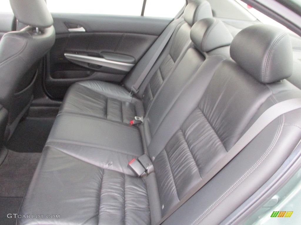 2008 Accord EX-L V6 Sedan - Mystic Green Metallic / Black photo #13
