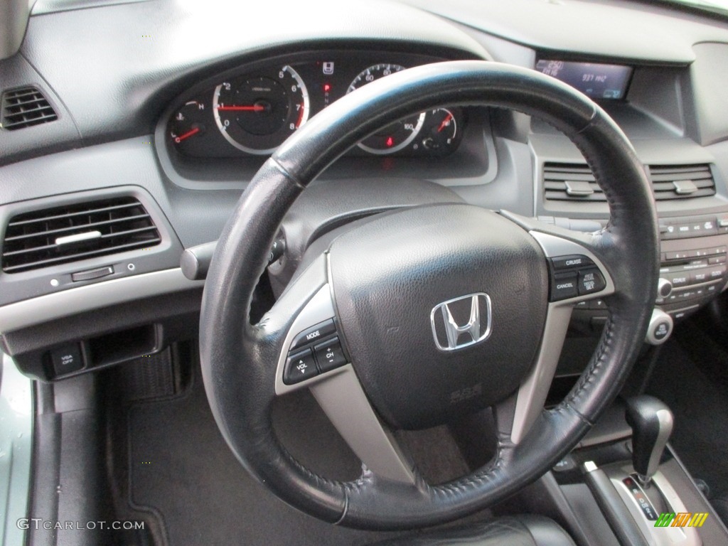 2008 Accord EX-L V6 Sedan - Mystic Green Metallic / Black photo #14