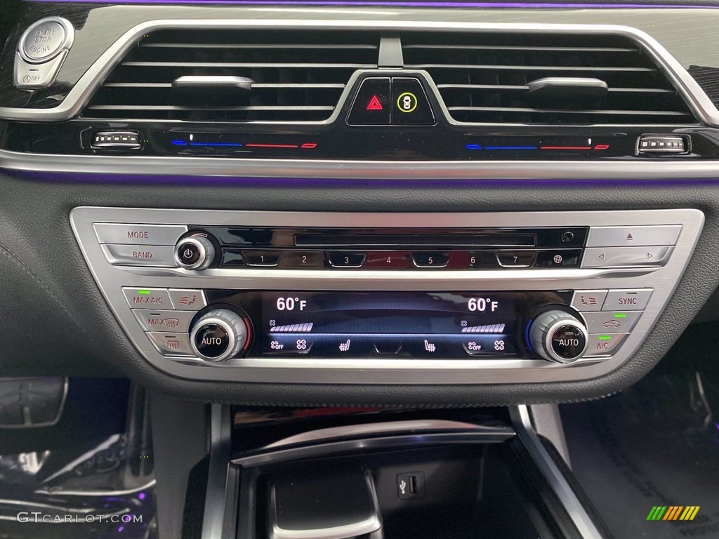 2018 7 Series 740i Sedan - Mineral White Metallic / Black photo #25