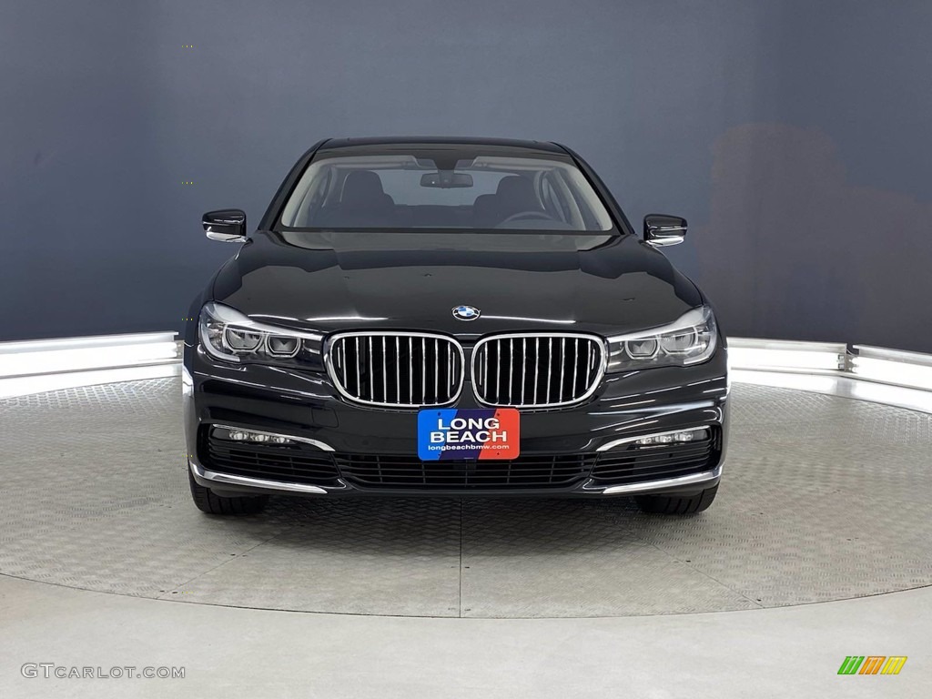 2018 7 Series 740i Sedan - Black Sapphire Metallic / Black photo #2