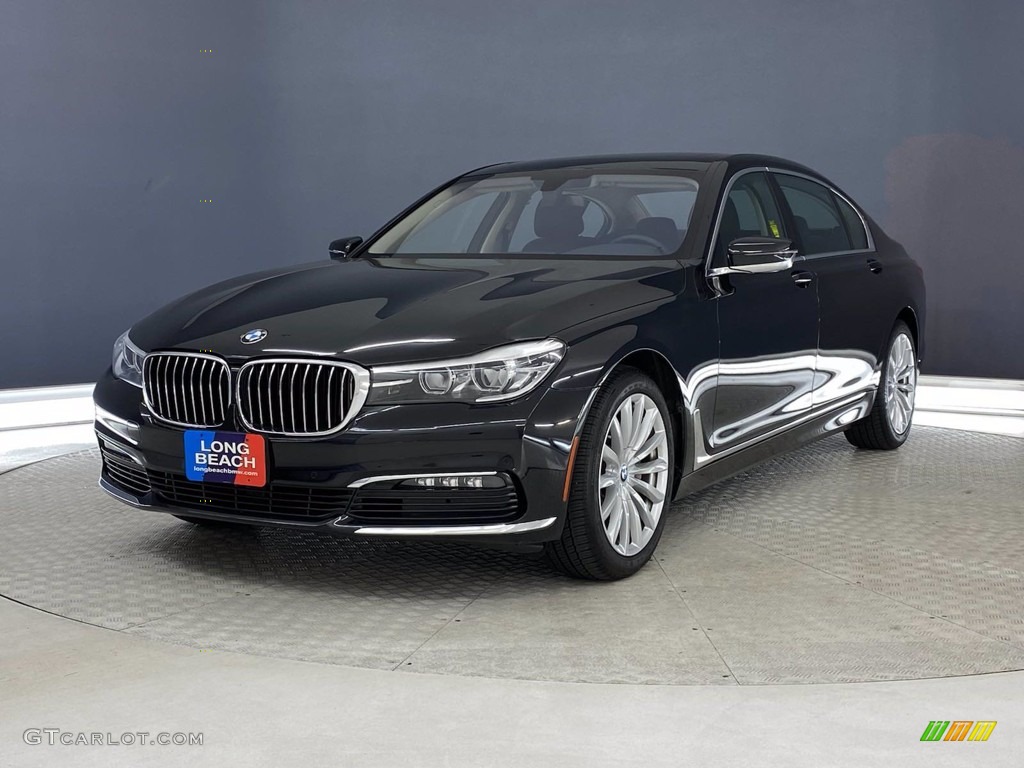 2018 7 Series 740i Sedan - Black Sapphire Metallic / Black photo #3