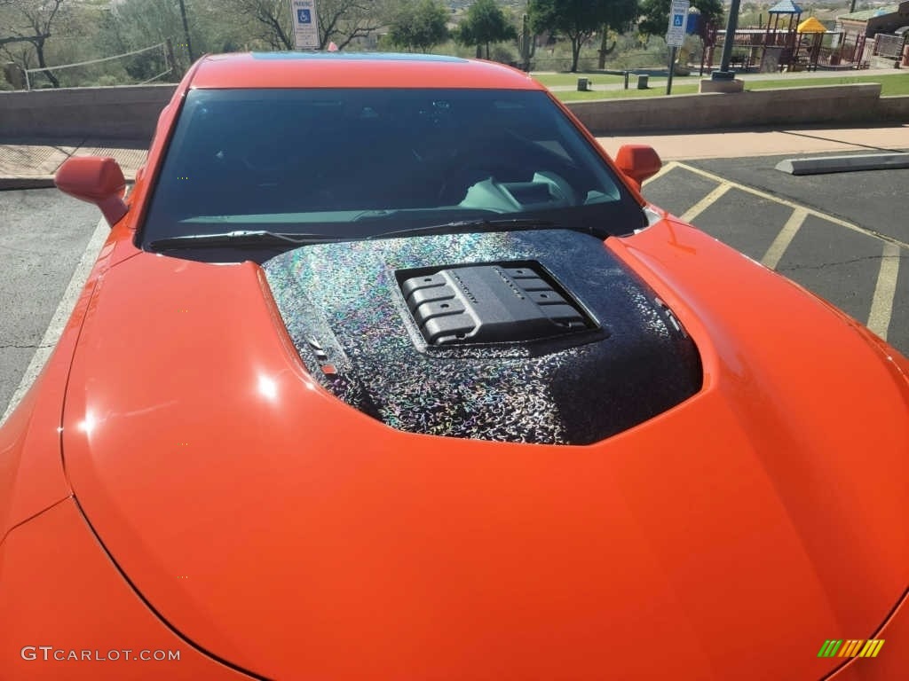 2019 Camaro ZL1 Coupe - Crush (Orange) / Jet Black photo #8