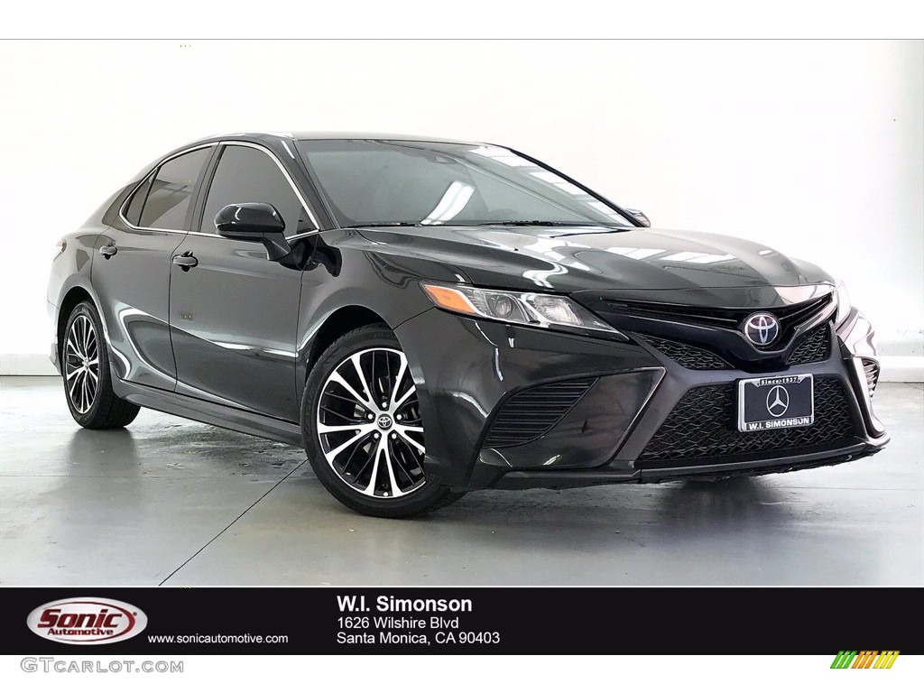 2019 Camry SE - Midnight Black Metallic / Black photo #1