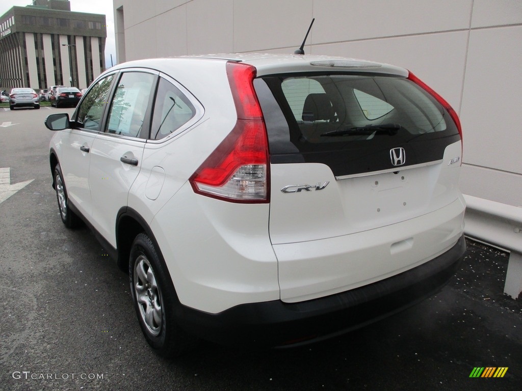 2014 CR-V LX AWD - White Diamond Pearl / Black photo #3