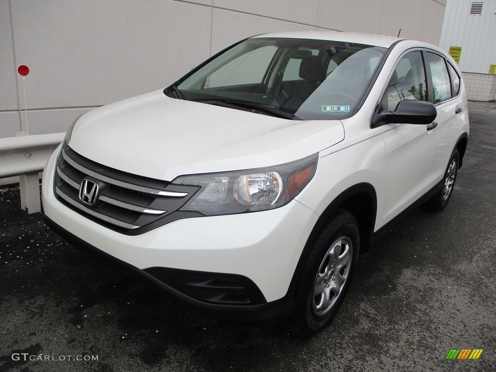2014 CR-V LX AWD - White Diamond Pearl / Black photo #9