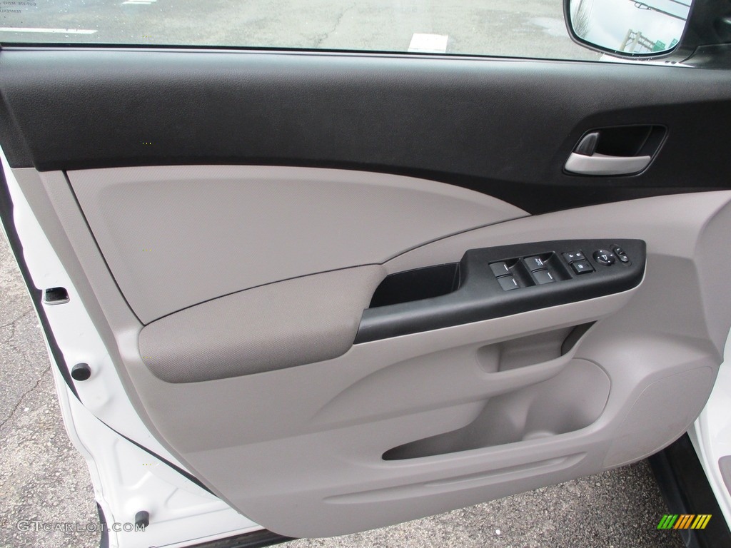 2014 CR-V LX AWD - White Diamond Pearl / Black photo #10